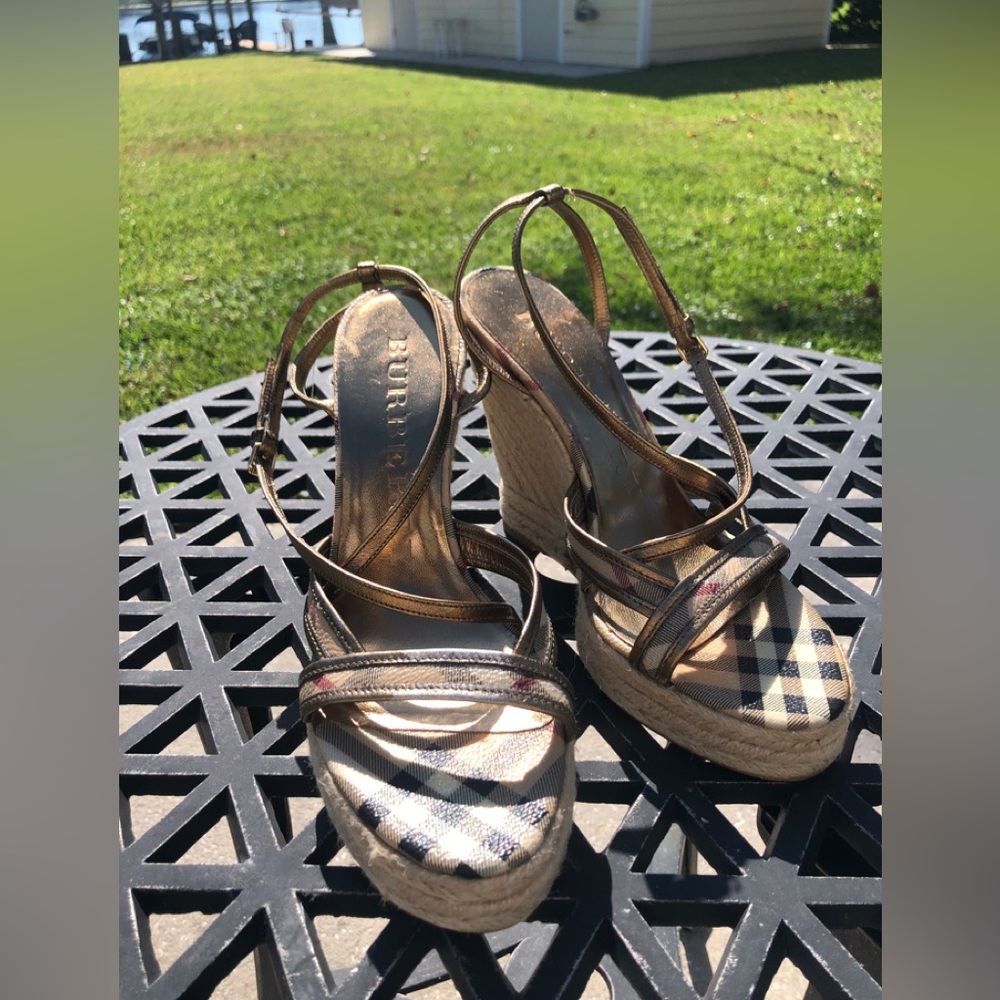 Burberry wedges